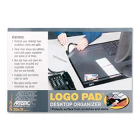 ARTISTIC PRODUCTS Artistic Products LLC AOP41200 Desk Pad w-Cover Sheet- 20in.x31in.- Black AOP41200
